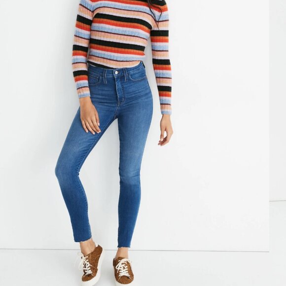 Madewell Roadtripper Curvy High Rise Skinny Jean Stretch Medium Wash 29 - Picture 2 of 7